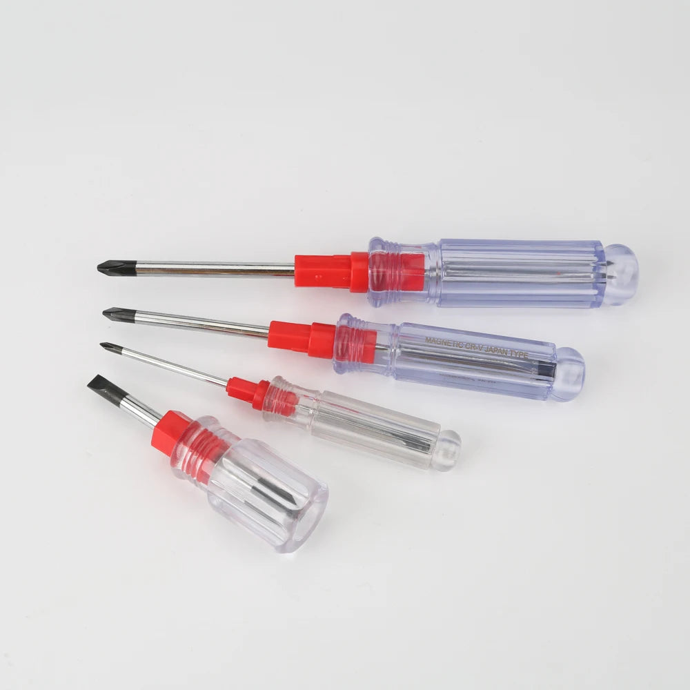 2in Double-Headed Magnetic Screwdriver Phillips Screw Chrome Finish Manual Household Tools Customizable OEM for DIY Screwdriver