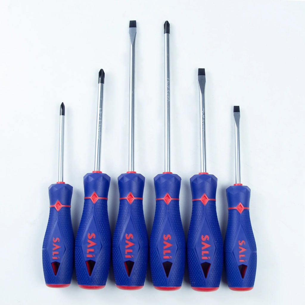 SALI Hand Tool CR-V Shaft PP Handle 6 Pcs Precision Screwdriver Set