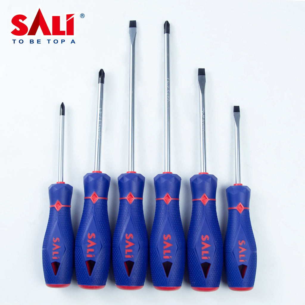 SALI Hand Tool CR-V Shaft PP Handle 6 Pcs Precision Screwdriver Set