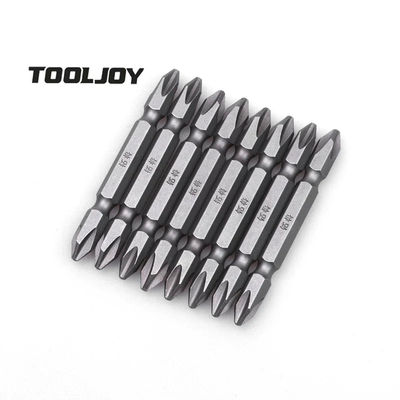 10Pcs Magnetic PH2  Cross Driver Bits Set 3.5 Inch Long Anti Slip 2in Bit (PH2 X 100MM)