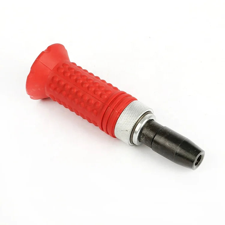 Red Plastic Handle Impact Screwdriver Electric Screwdriver with Bits