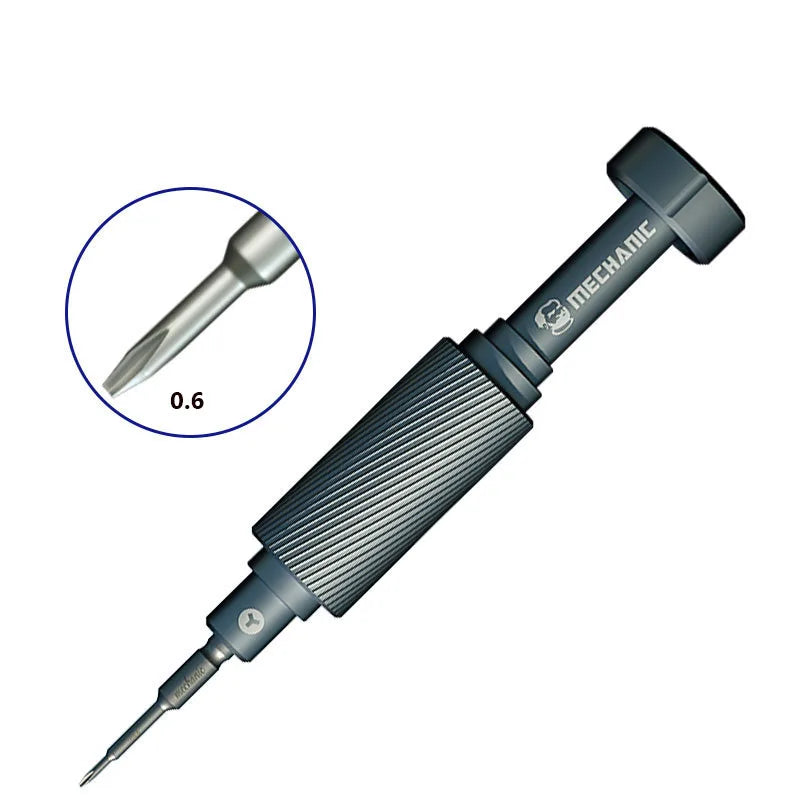 MECHANIC 6 in 1 3D Non-Slip Disassemble Repairing Magnetic Steel Screwdriver Set for iPhone Android Mobile Repair Tool Kit