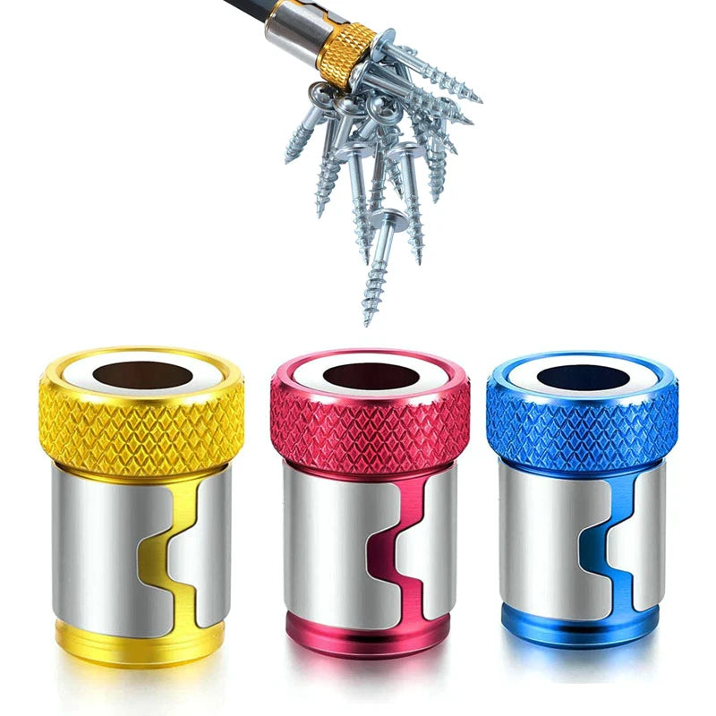 Screwdriver Magnetic Ring 1/4 Shank Anti-Corrosion Drill Bit Screw Driver Accessories Universal Magnetic Ring for Bit